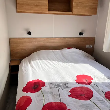 Camping Mobil-home Cosy 6 P Climatisé à à 200 M De La Dans 4 étoiles Calme Et Familial Hyères